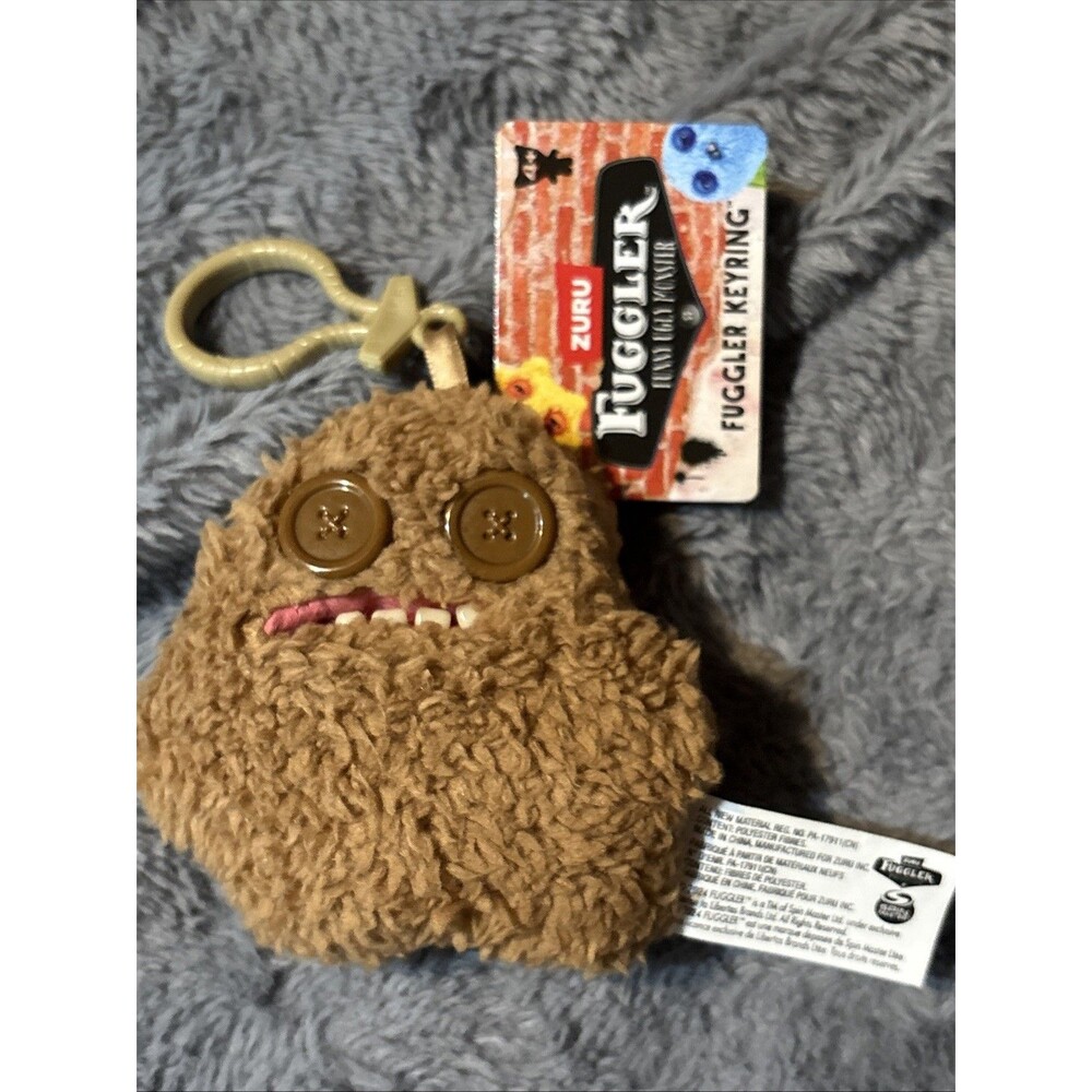 Fuggler Series 5 Sir Splodge-A-Lot Keychain – Funny Ugly Monster Plush – BNWT